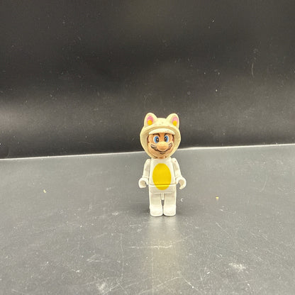K'NEX Super Mario 3D Land White Tanooki Mario Figure - Loose Invincibility Leaf