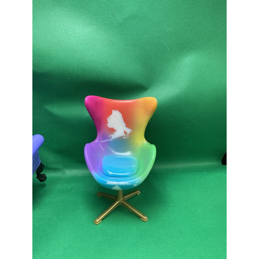 Rainbow High Doll House Lounge Chair Furniture fits 12" Dolls Barbie Rainbow