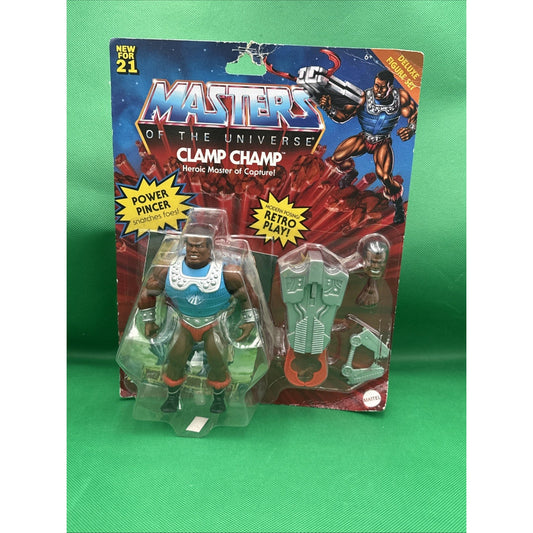Mattel Masters of the Universe Clamp Champ Deluxe Figure Set *New