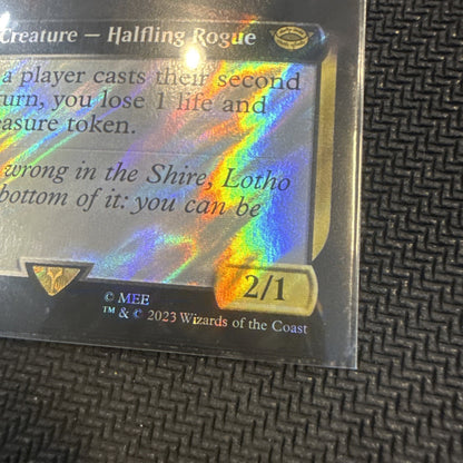 Wizards of the Coast Lotho, Corrupt Shirriff Extended Art Foil Rare LOTR 0781