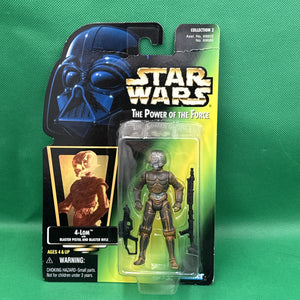 Hasbro Star Wars 1997 Power Of The Force Green Card Action Figure New 4-Lom