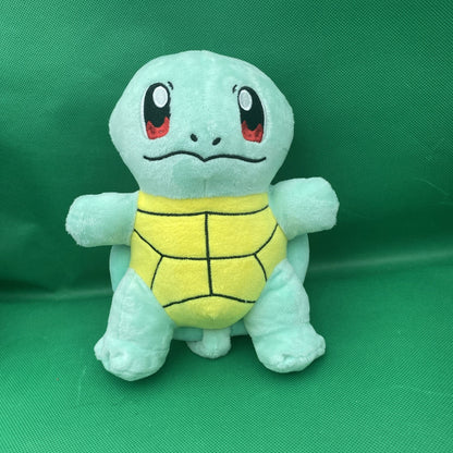Pokemon Squirtle Turtle Plush Stuffed Animal With Stitches On Back Head