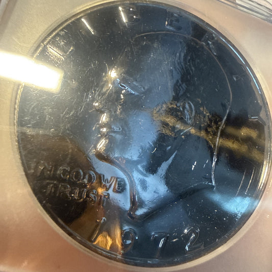 1972 Eisenhower “Ike” $1 Dollar - ICG Graded as Genuine Black Ruthemiun