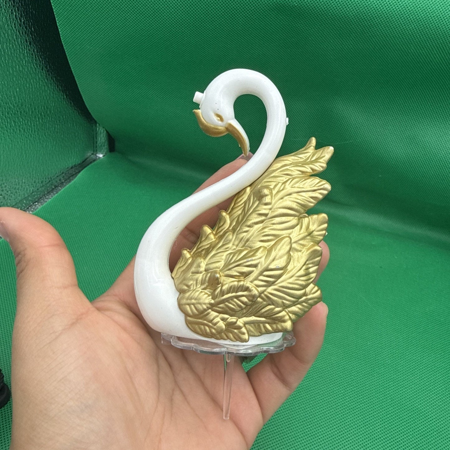 Swan Cake Topper Wedding Anniversary Birthday Cake Decoration Party Decor