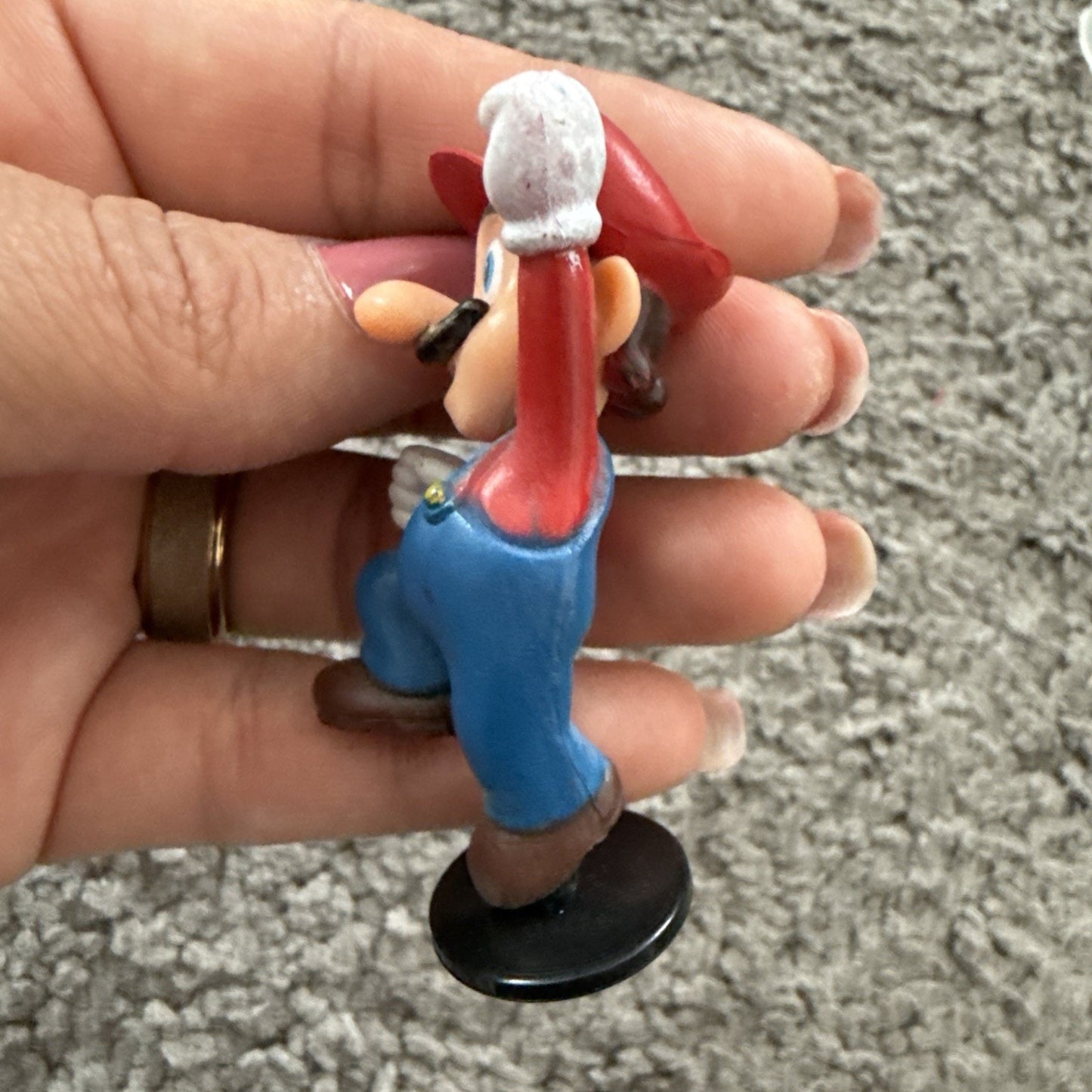 Mario Nintendo Super Mario Bros 2.5” Figure PVC Toy Olía Made In China