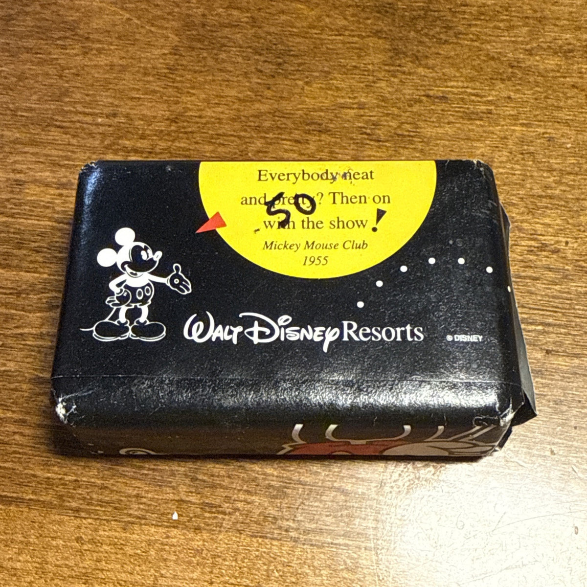 One ( 1 ) Bar of Mickey Mouse Bath Soap 1955 Club Disney Resorts