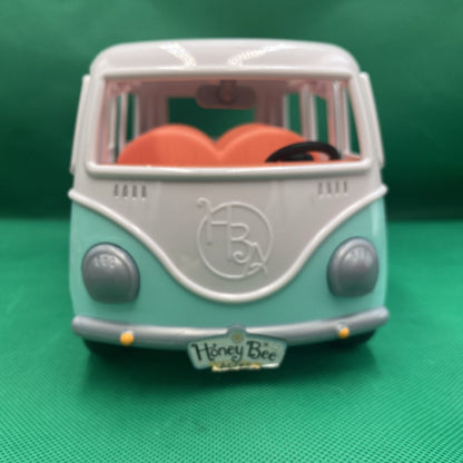 Honey Bee Acres Flower Groove Van 9" Volkswagen VGUC groovy hippie VW