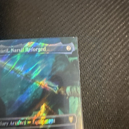 Anduril, Narsil Reforged (Borderless) Commander: the Lord of the Rings Foil