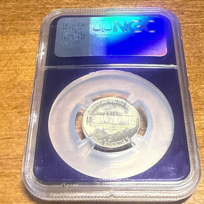 1942-P 5C Silver Jefferson Nickel NGC MS66 Purple Core