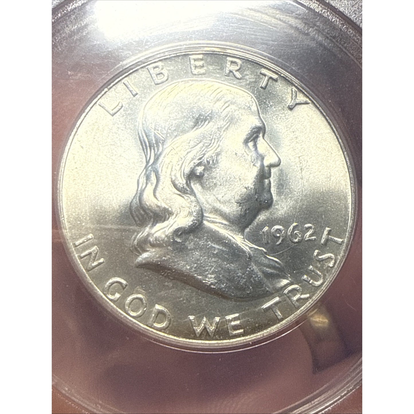 1962 50C ANACS MS63FBL - Franklin Half Dollar