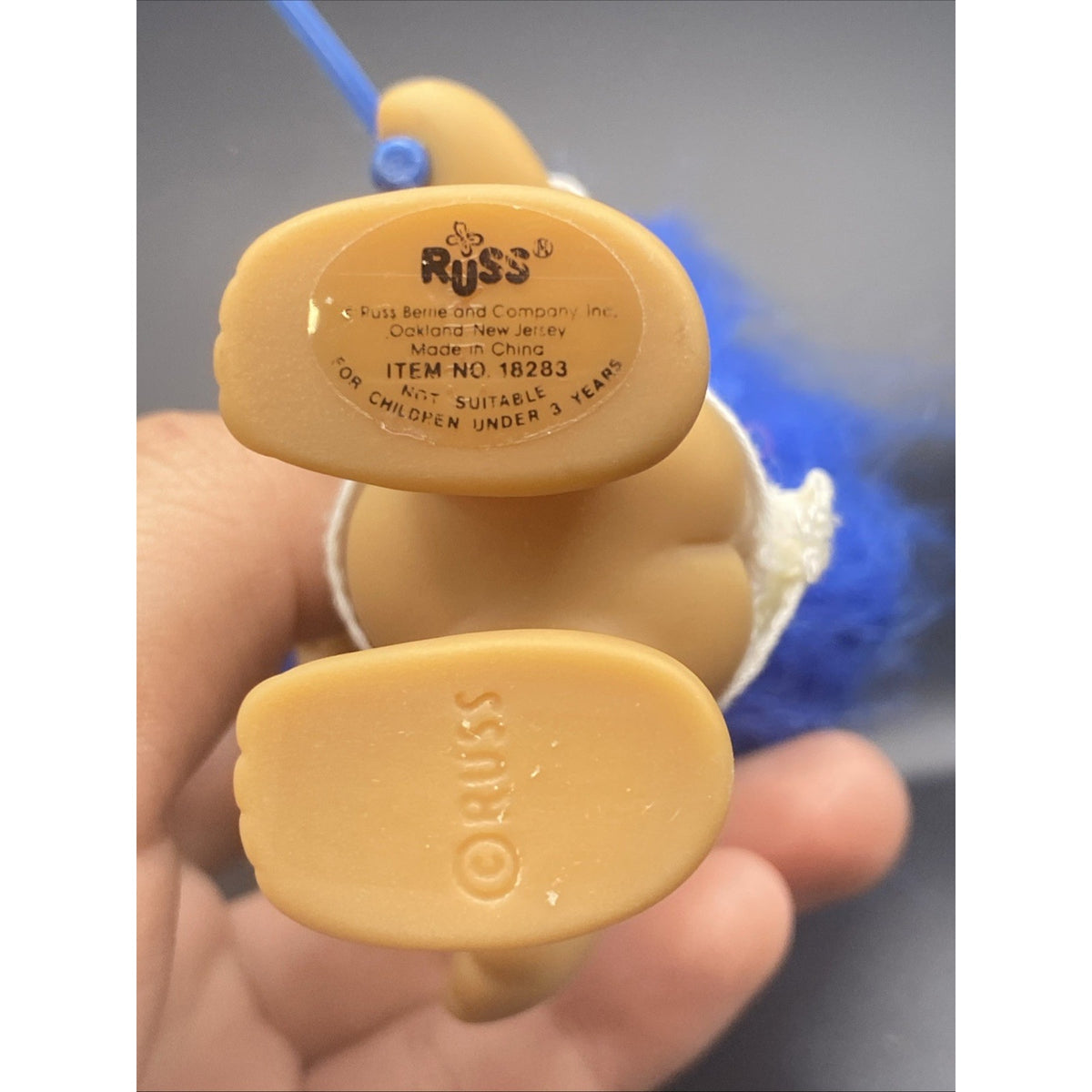HAPPY CHANUKAH BOY - 3" Russ Troll Doll