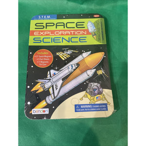 New Sealed T. S. Shure Space Exploration Science Magnets Activity Tin Stem