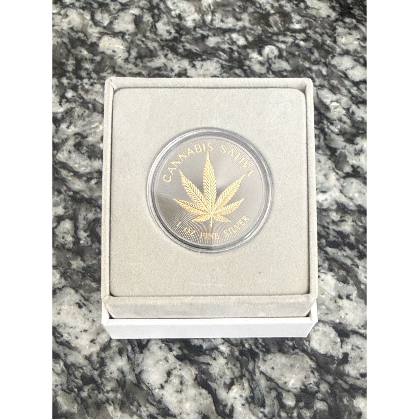 Hemp United Crypto States Silver Coin 1 oz 0.00001 Bitcoin 2026