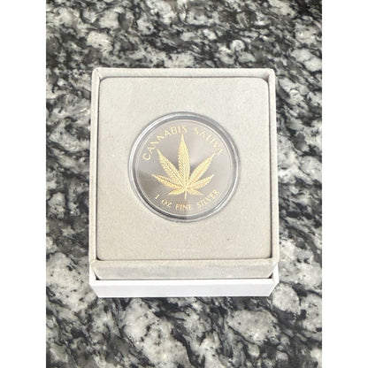 Hemp United Crypto States Silver Coin 1 oz 0.00001 Bitcoin 2026