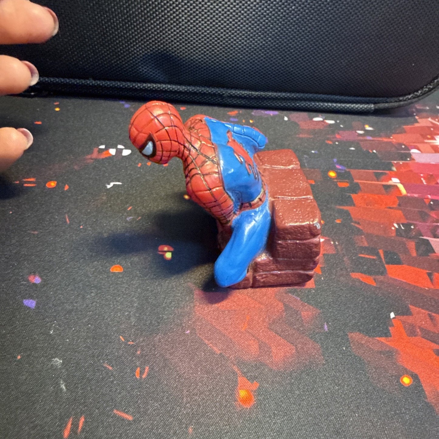 Marvel 1995 Spider-Man Animated Rubber 3" Figure Tsumura Intl