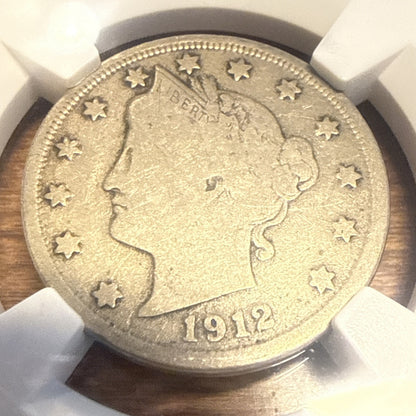 1912-S Liberty V Nickel - 5c NGC VG10 - Bullion plus