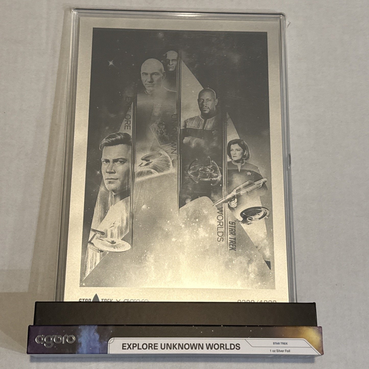 2026 Agoro Niue Star Trek Captains: Explore Unknown Worlds 1 oz Silver Foil #320