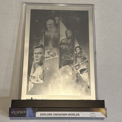 2026 Agoro Niue Star Trek Captains: Explore Unknown Worlds 1 oz Silver Foil #320