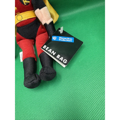 1998 Warner Bros. Studio Store DC Comics Robin Bean Bag Plush NWT