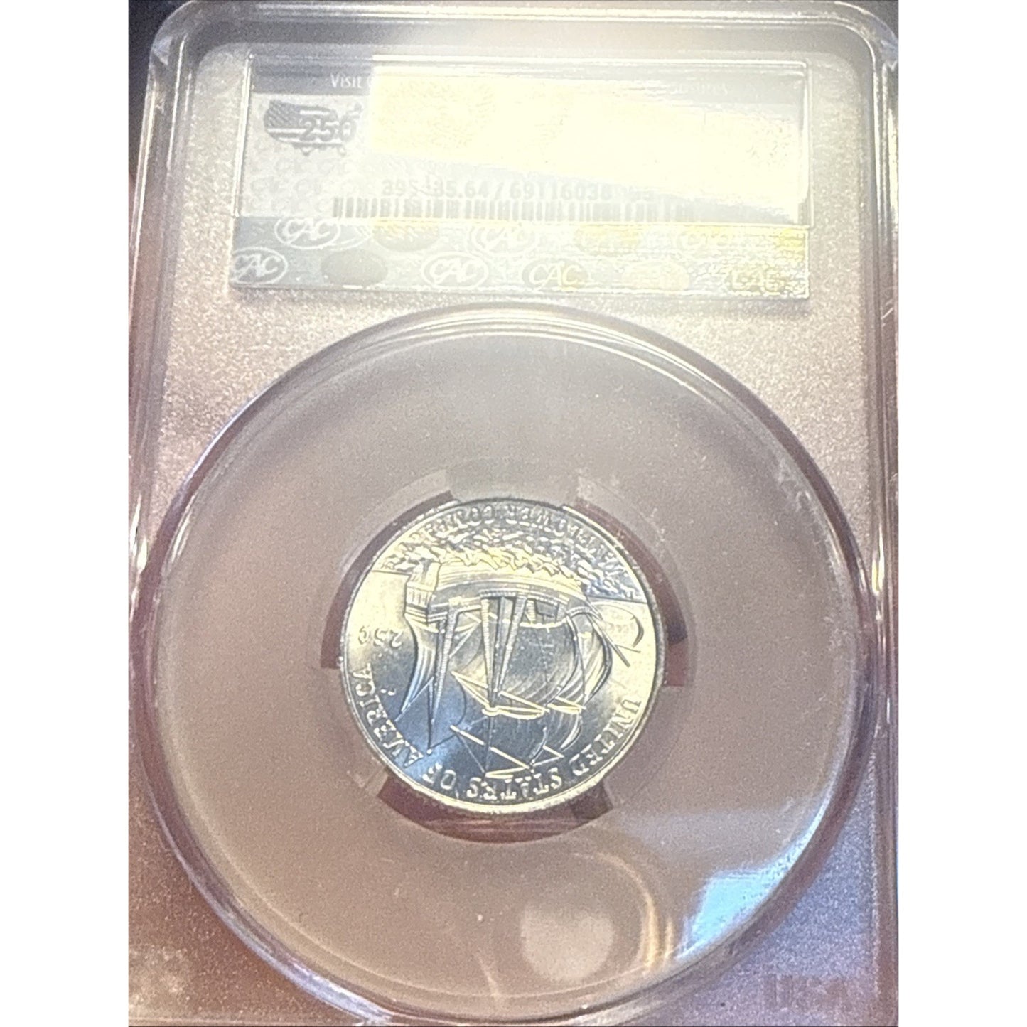 2026-D Mayflower Compact 25C CAC MS64 Commemorative Coin