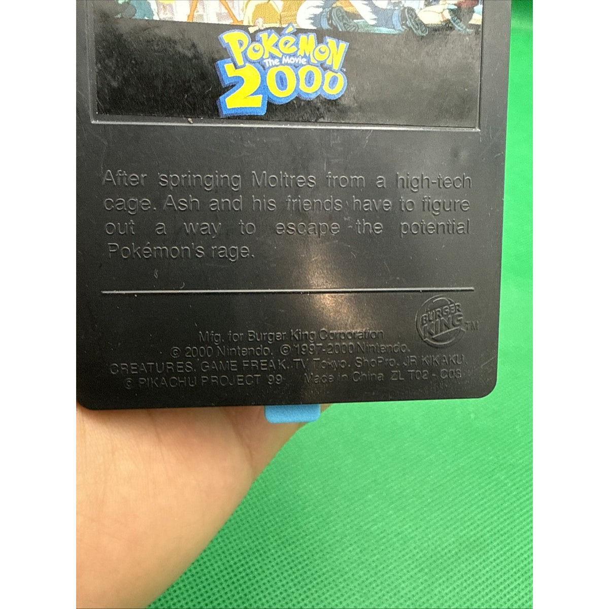Marill Toy 🧸 Pokemon Power Card Burger King 2000 🍔👑