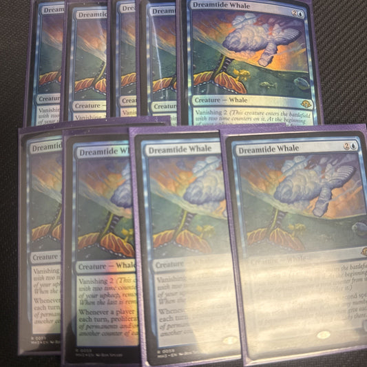 9 x Dreamtide Whale Modern Horizons 3 Foil