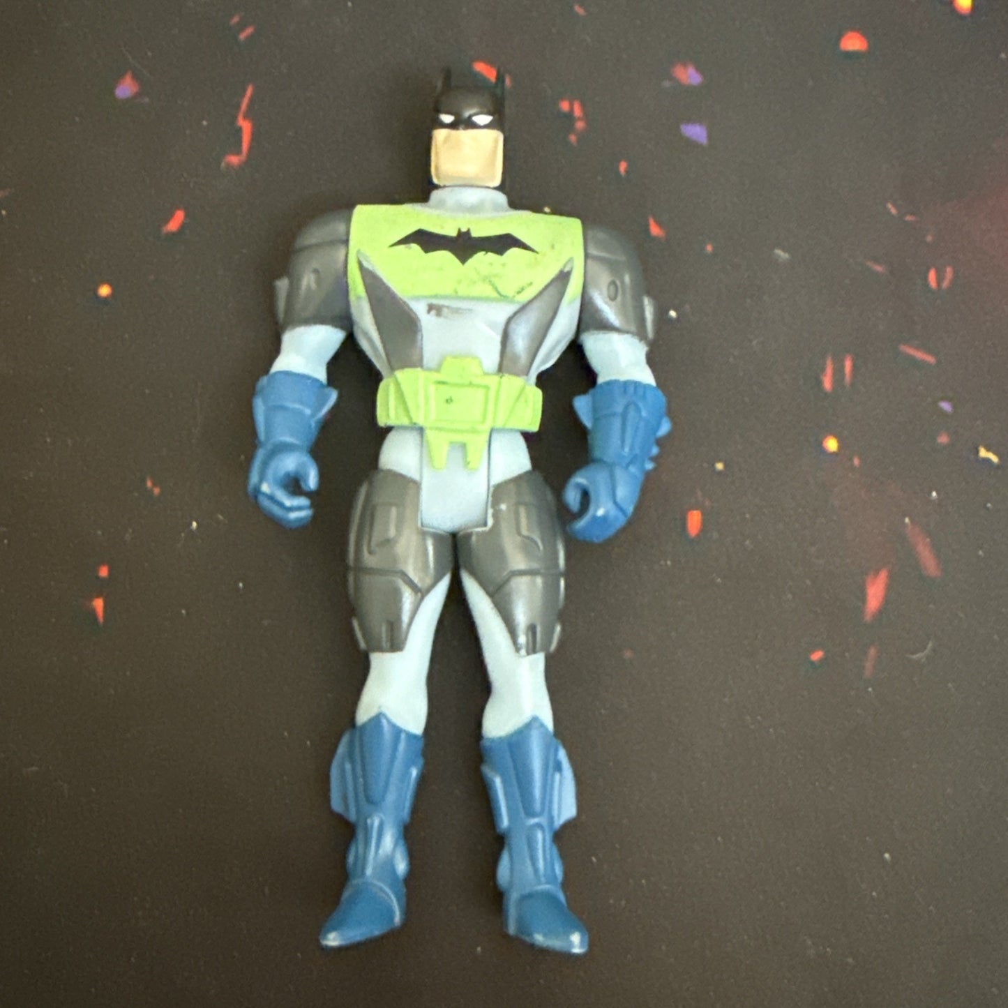 DC Comics Batman Blue Black Green Suit 5" Action Figure 1994 Kenner
