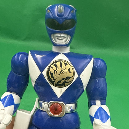 Vintage 1993 Mighty Morphin Power Rangers 8" Action Figure Blue Ranger Bandai