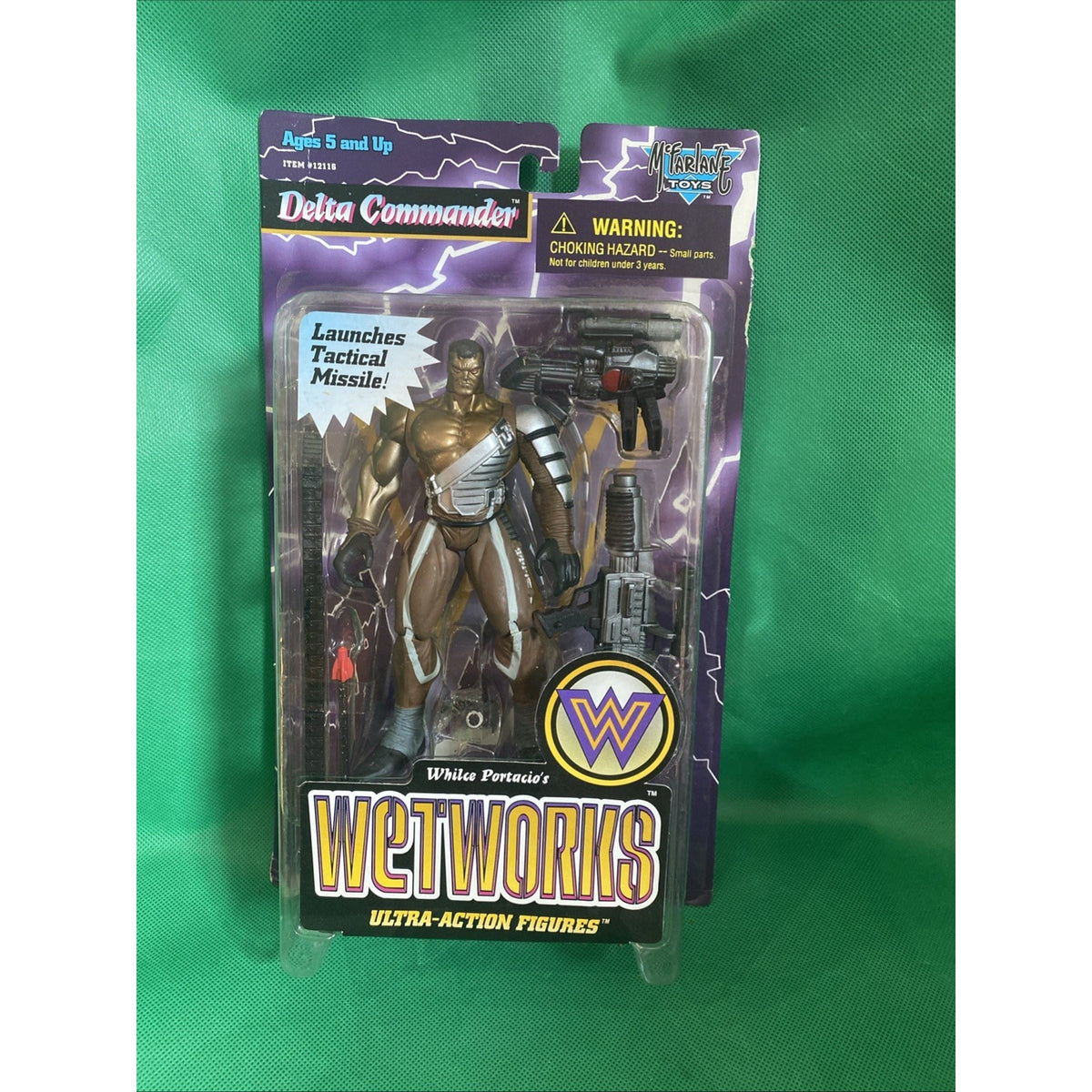 McFarlane Toys Wetworks Delta Commander Gold Ultra Action Figure