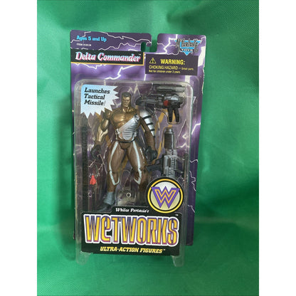 McFarlane Toys Wetworks Delta Commander Gold Ultra Action Figure