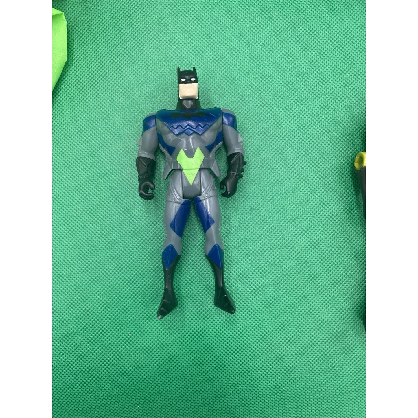 Kenner Vintage 1994 Gray Batman Superhero Action Figure DC Comics Neon Green Toy