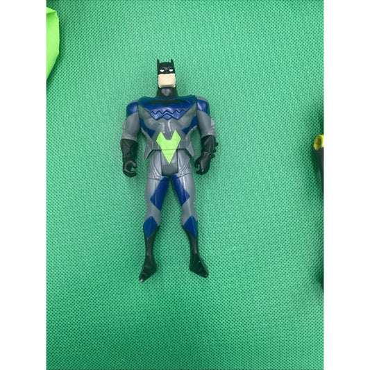 Kenner Vintage 1994 Gray Batman Superhero Action Figure DC Comics Neon Green Toy