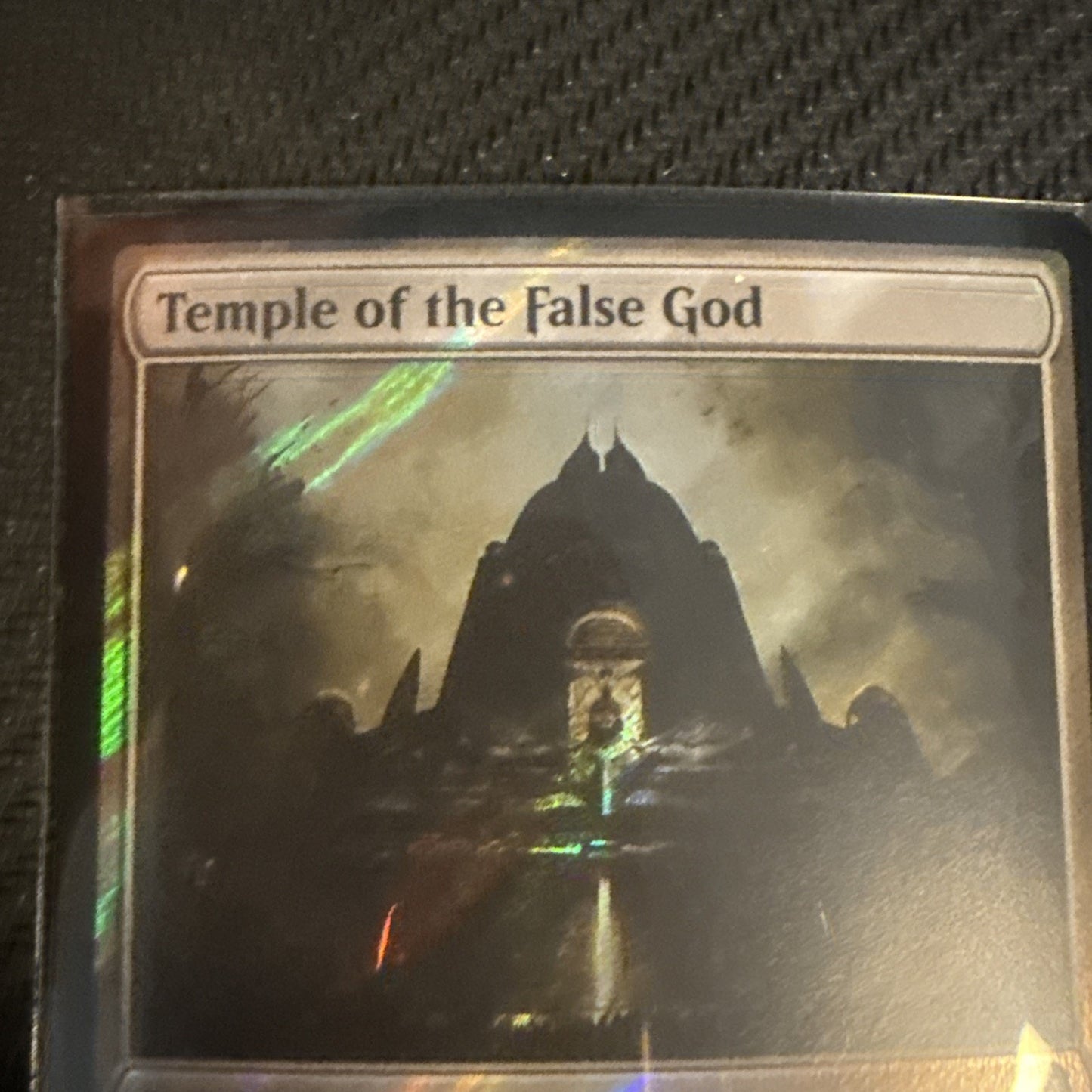💀💀MTG Temple of the False God ( SURGE FOIL ) Universes Beyond: Fallout NM💕