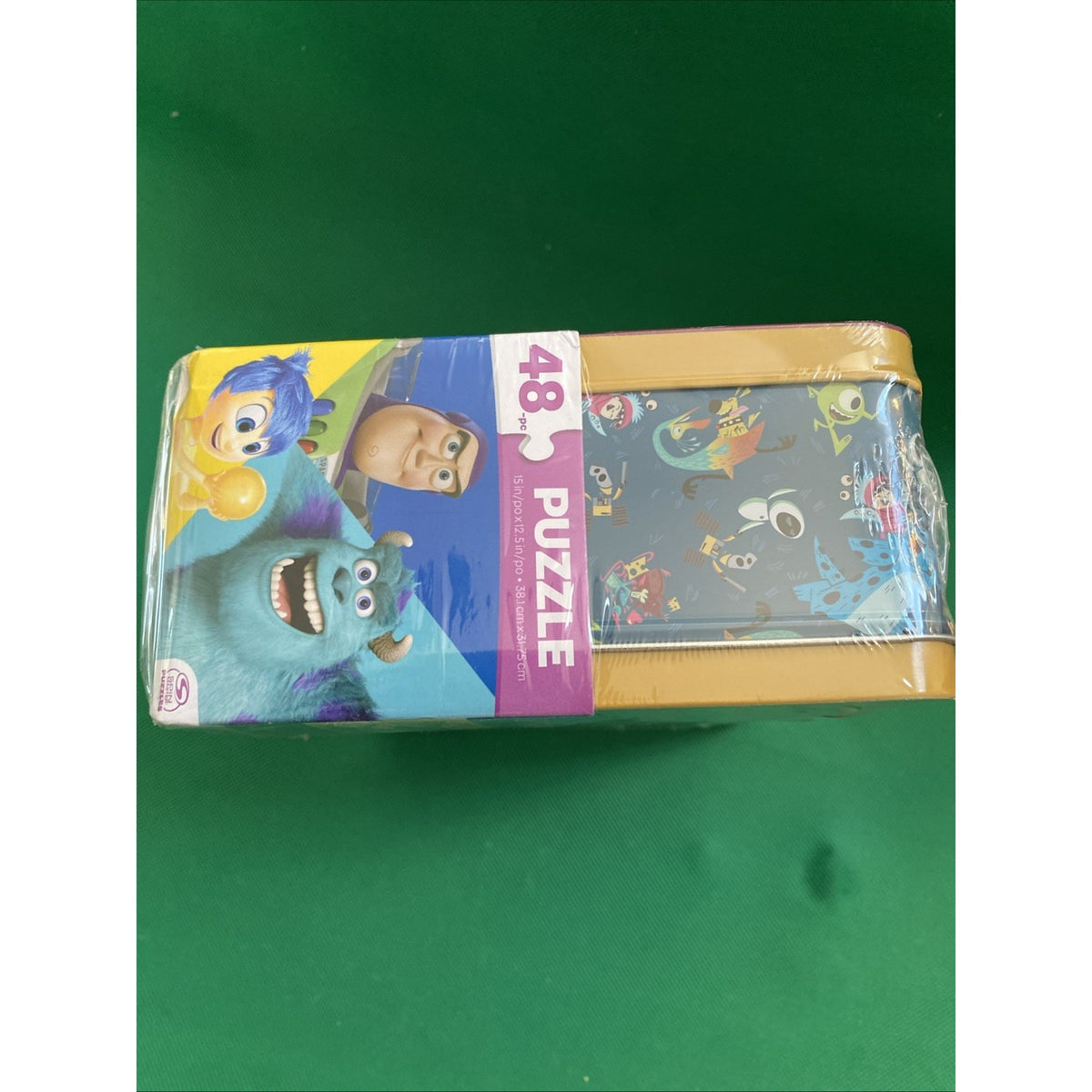 Discontinued Pixar Puzzle Lunchbox -- WALL-E, Monsters Inc., Up, 48pcs. *Sealed*