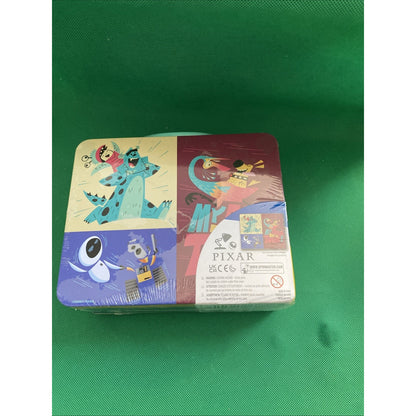 Discontinued Pixar Puzzle Lunchbox -- WALL-E, Monsters Inc., Up, 48pcs. *Sealed*