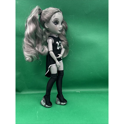 Rainbow High Nicole Steel Grayscale Fashion Shadow High Doll Athletic Attire