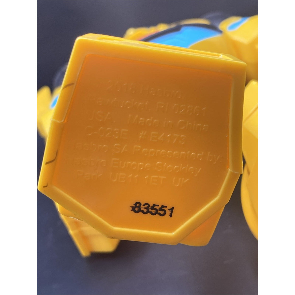 2018 Hasbro Pawtucket Action Figure Yellow C-023E Transformer Toy