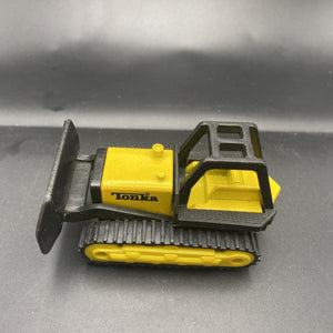Tonka Mini Dozer 1:64 Tracked Construction Toy, Yellow/Black