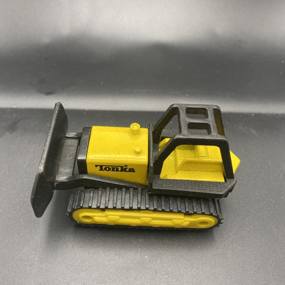 Tonka Mini Dozer 1:64 Tracked Construction Toy, Yellow/Black