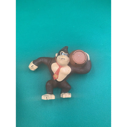 Donkey Kong W/Barrel Nintendo Super Mario Bros 3” Figure McDonalds Plastic Toy