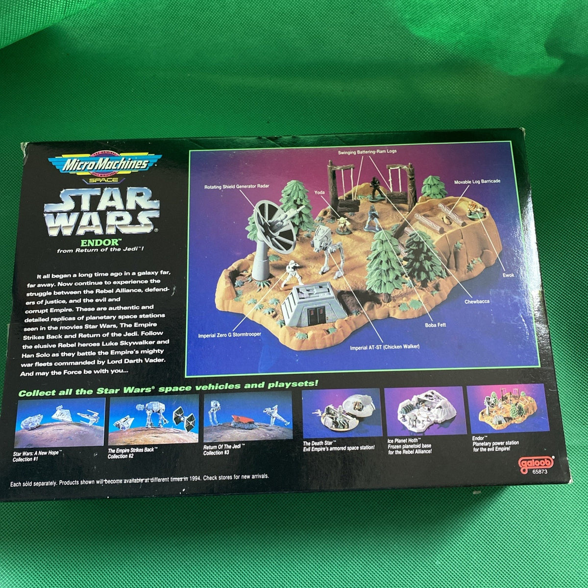 Star Wars Micro Machines Space Endor ROTJ 1994 New Mint In Sealed Box Nib