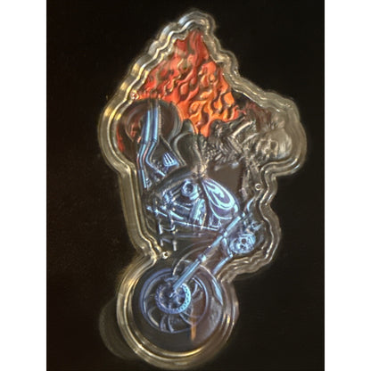 100 Gram Copper Bone Queen Biker Colorized Copper in Display Box