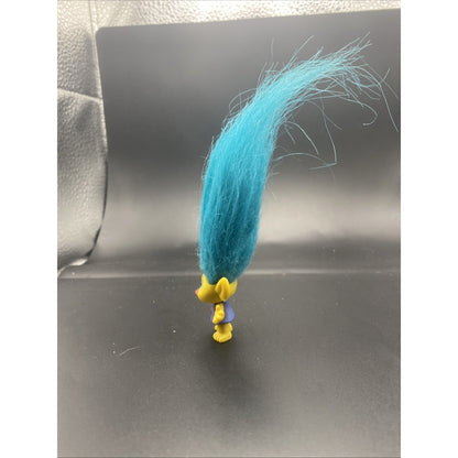DreamWorks Trolls Smidge Purple Dress Figure Troll Blue Hair Collectible Mini