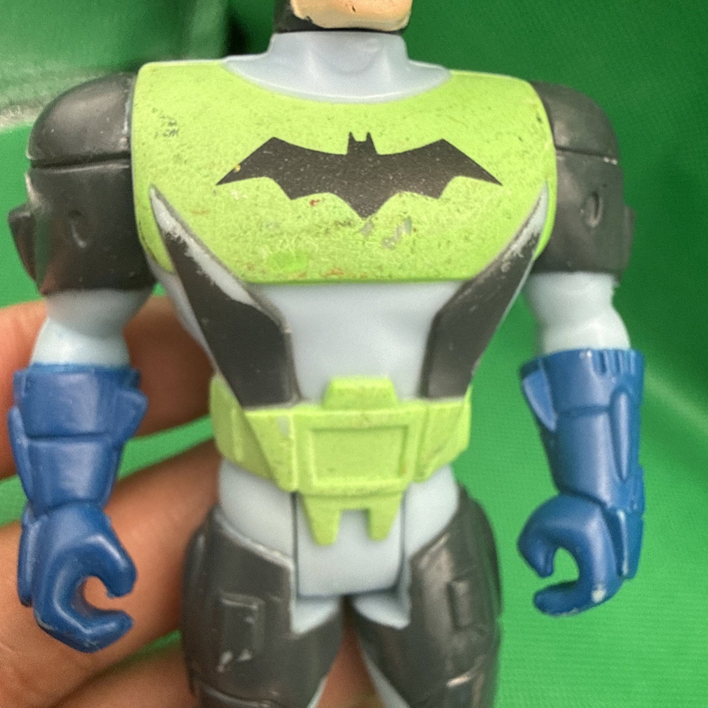 DC Comics Batman Blue Black Green Suit 5" Action Figure 1994 Kenner