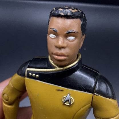 STAR TREK PLAYMATES TOYS 1993 GEORDI LA FORGE LOOSE FIGURE Ty65