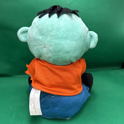 Gemmy Zombie Halloween Animated Brain Eating Plush Sound WORKS