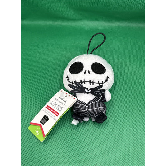 Hallmark Ornaments Stuffed Jack skellington NEW with tags almost 5" Tiny cute We