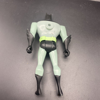 DC Comics Batman Animated Series Action Figure Gray Black Green Belt Bent Foot.