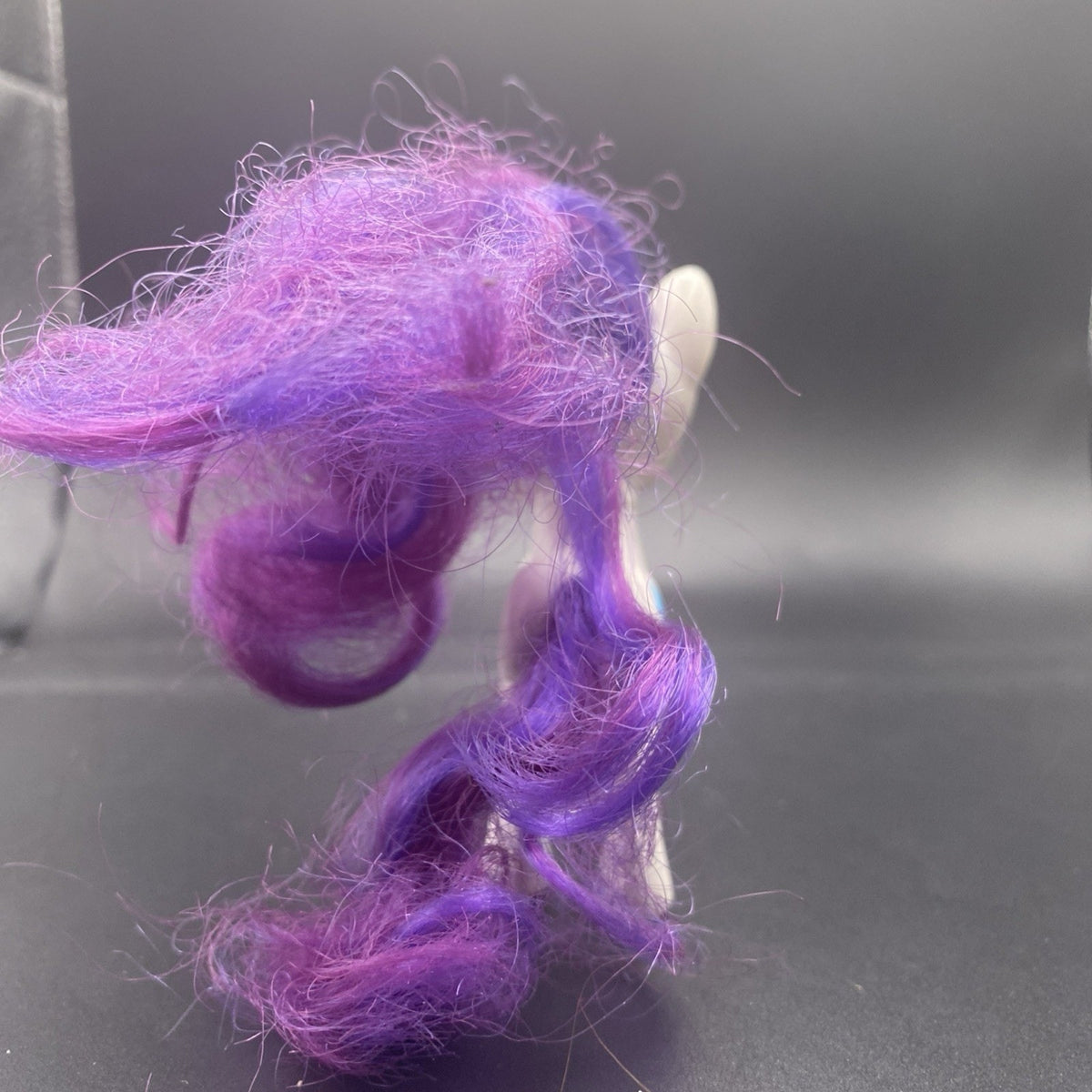 Rarity My Little Pony MLP 3" G4 Hasbro 2010 Purple Hair Brushable