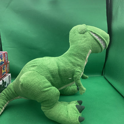 Disney Store Toy Story Rex The Dinosaur Soft Plush Stuffed Animal Toy Green